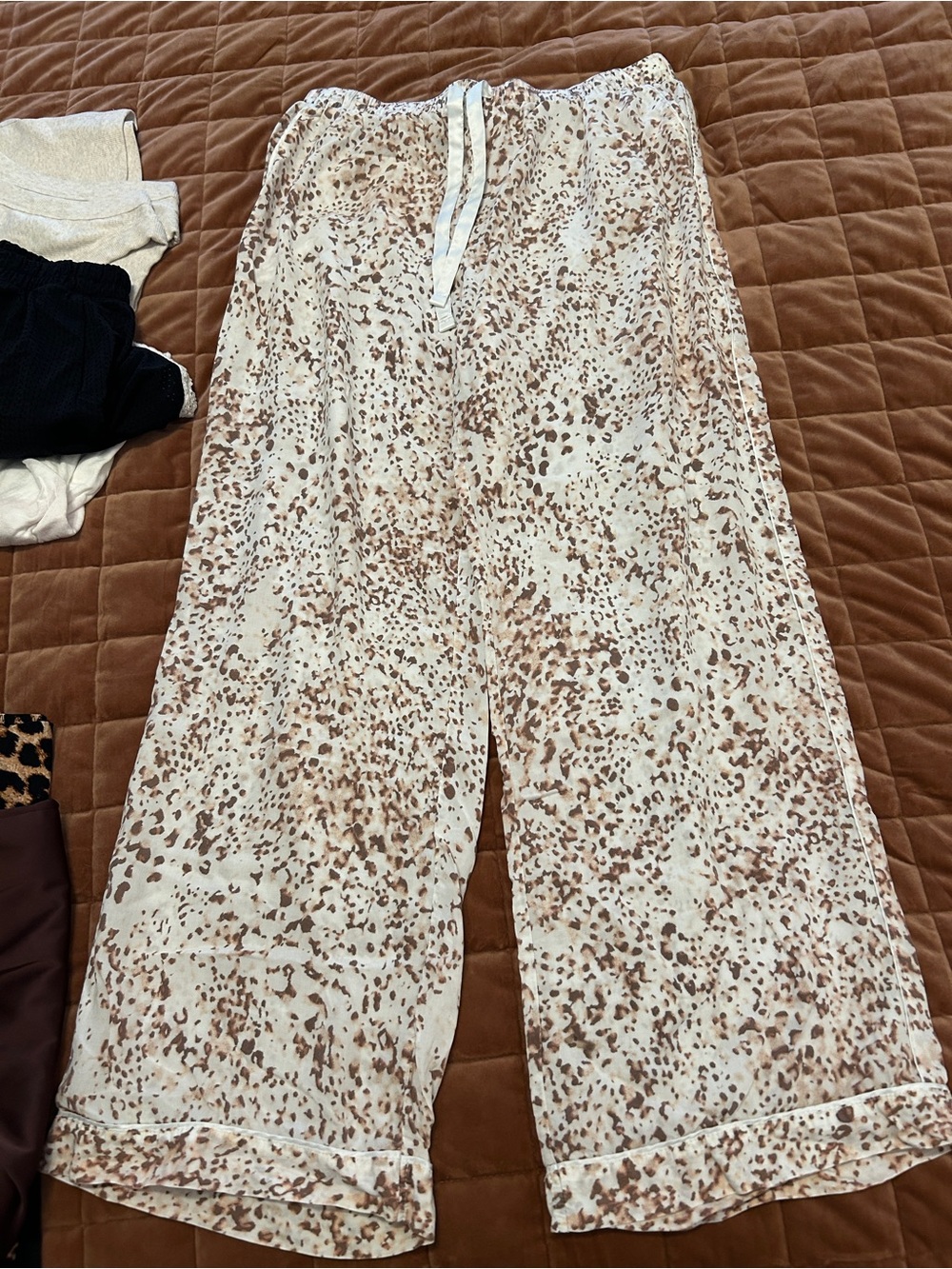 Stars Above Leopard print pajama pants